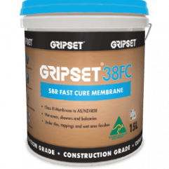 Gripset 38FC Water Based Membrane Blue 15L